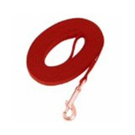 Petpath Cotton Web Training Lead 50 Ft Red PE114006